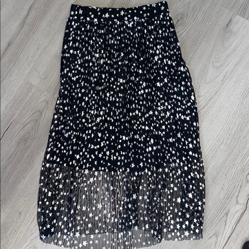 silver stars skirt